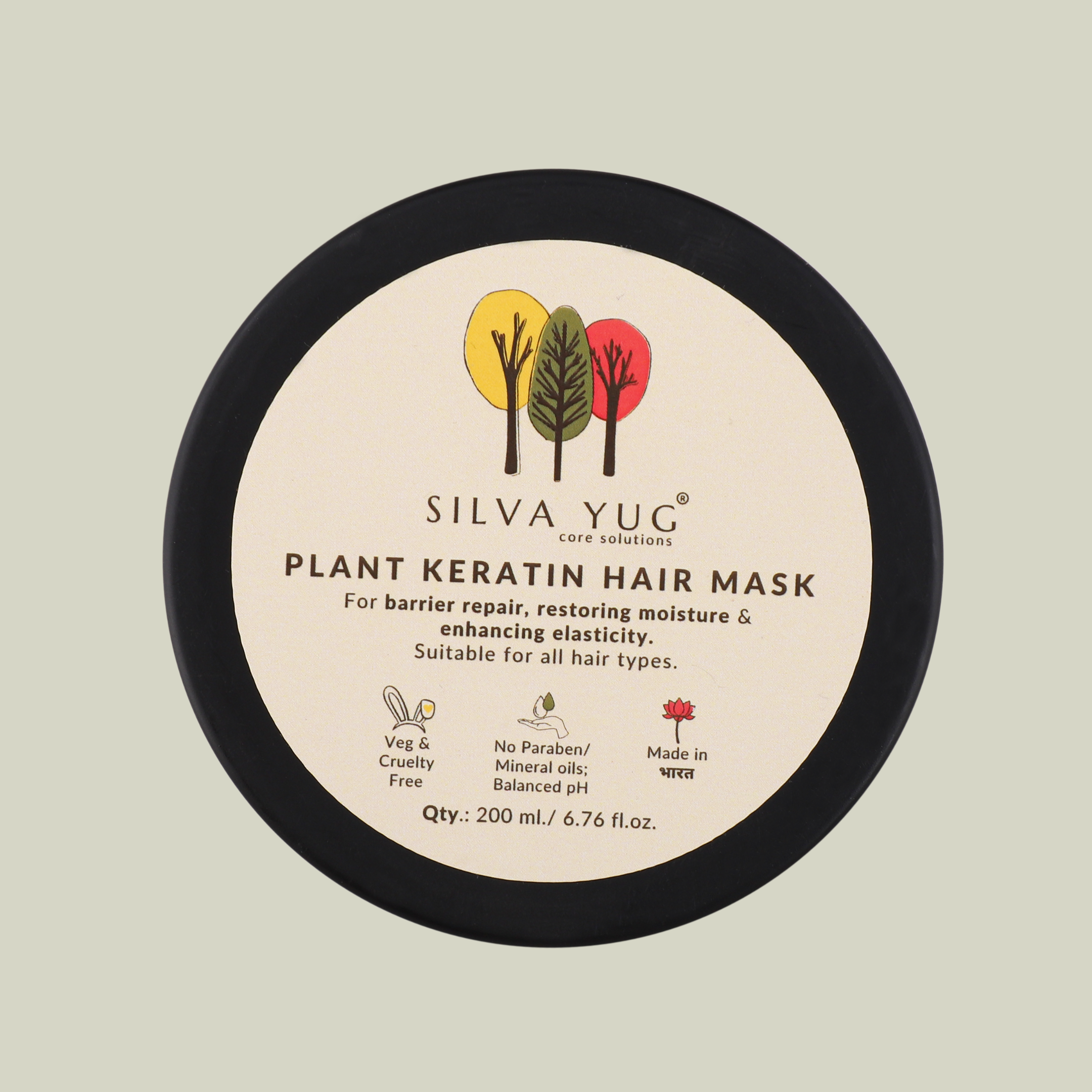 PLANT KERATIN PROTEIN HAIR MASK | 20 ml. | For repairing damaged hair, restoring moisture, smoothness and shine