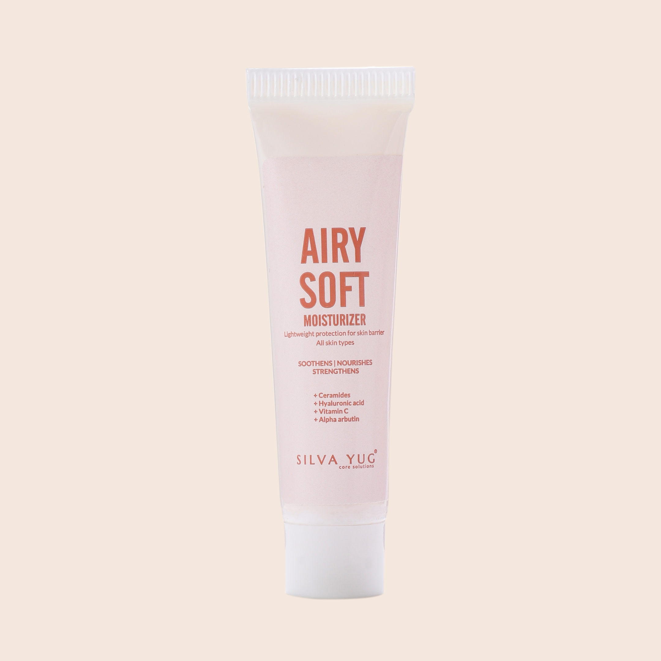 Airy Soft Moisturizer | 5ml | Absorption under 5 seconds | Multi-Vitamins for glowing skin | Ultra Light weight, Non-sticky | Ceramides, Hyaluronic acid, Vitamin C, Alpha Arbutin | For Men & Women