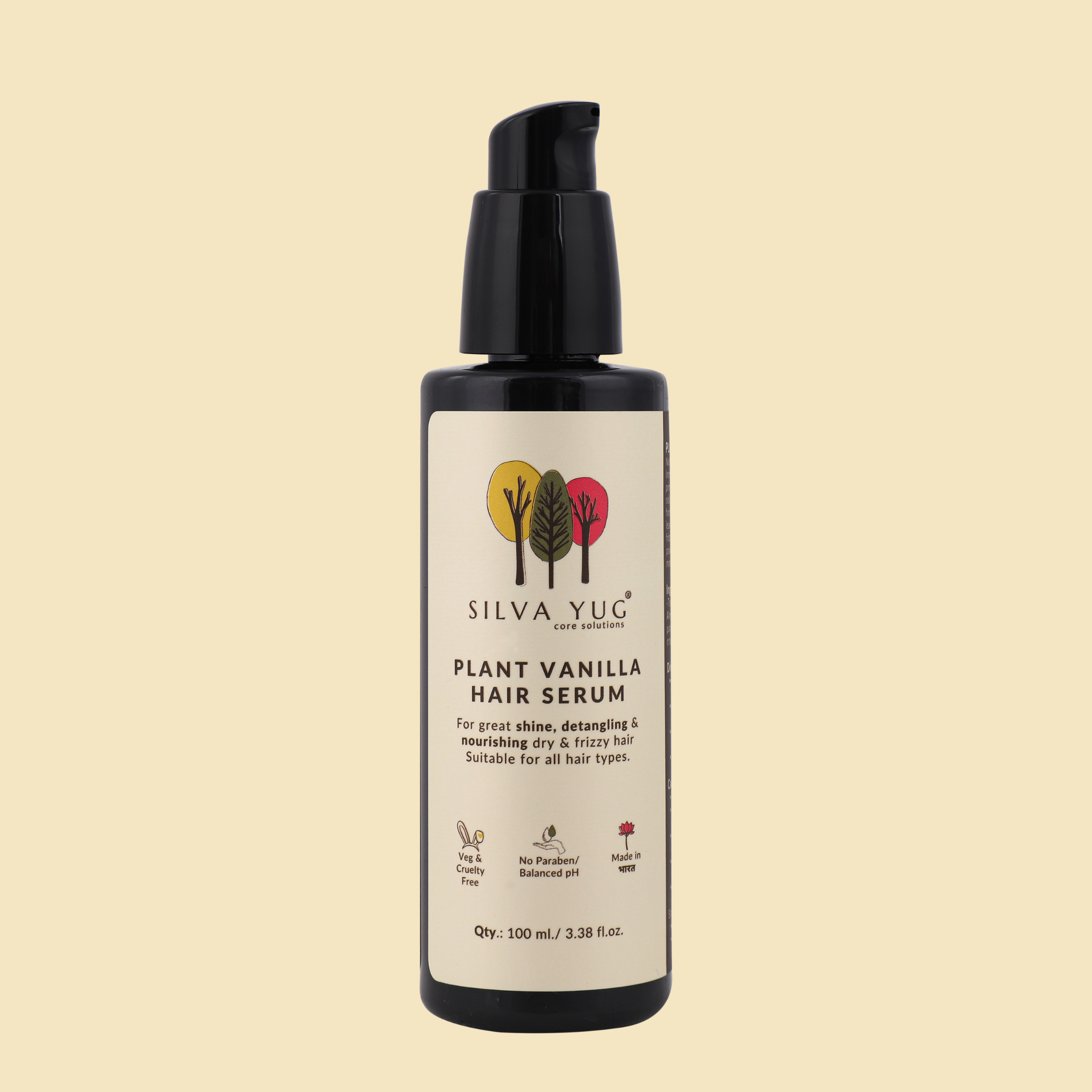 PLANT VANILLA HAIR SERUM | 5 ml. | Protects hair from sun damage and restores shine and moisture