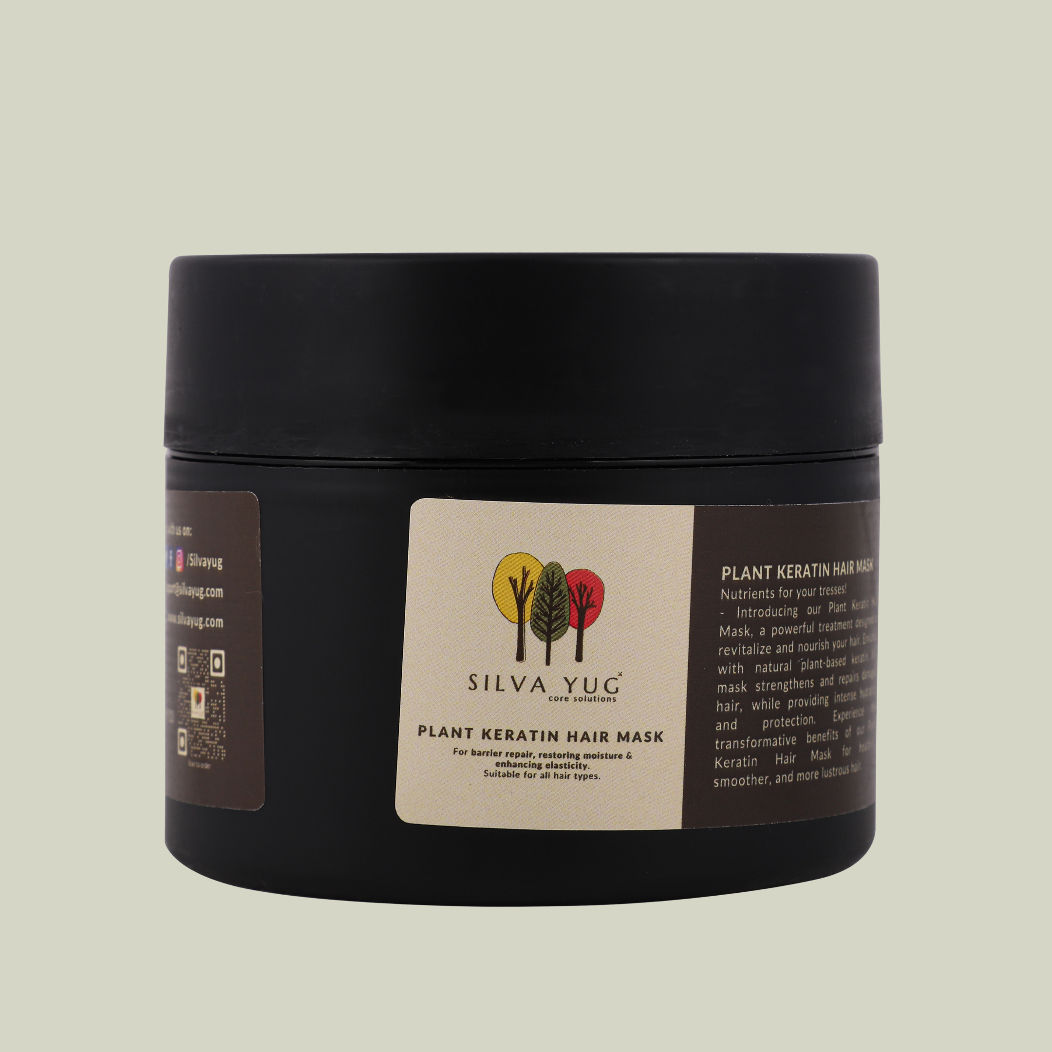 PLANT KERATIN PROTEIN HAIR MASK | 20 ml. | For repairing damaged hair, restoring moisture, smoothness and shine