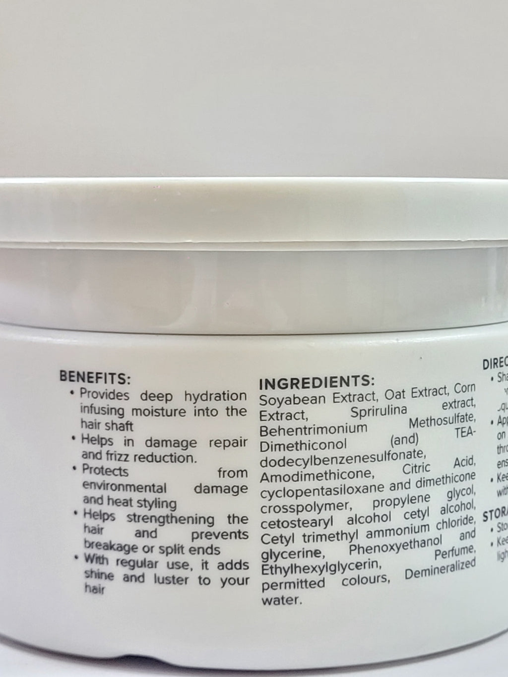 PLANT PROTEIN HAIR MASK | 325 ml. | For repairing damaged hair, restoring moisture, smoothness and shine