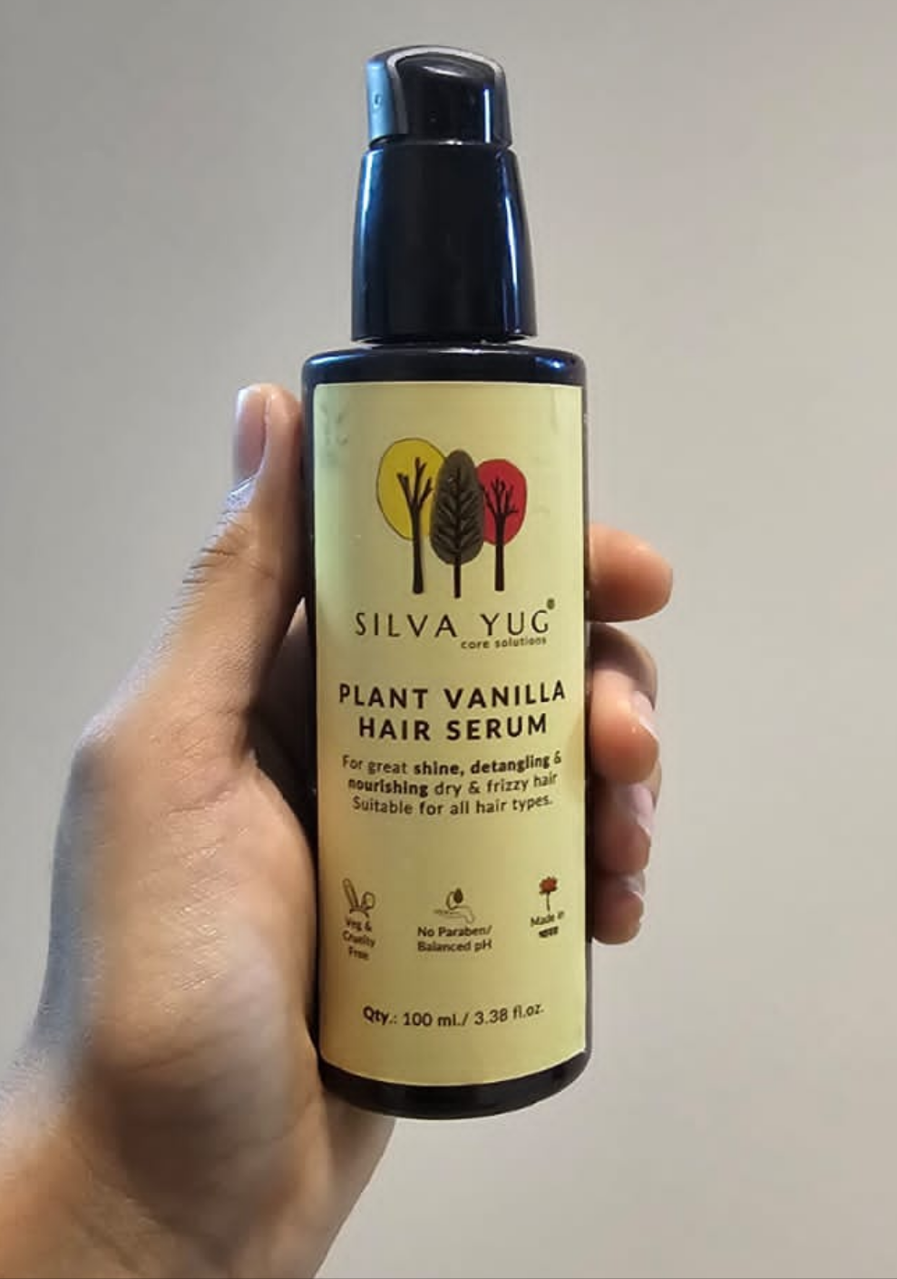 PLANT VANILLA HAIR SERUM | 100 ml. | Protects hair from sun damage and restores shine and moisture