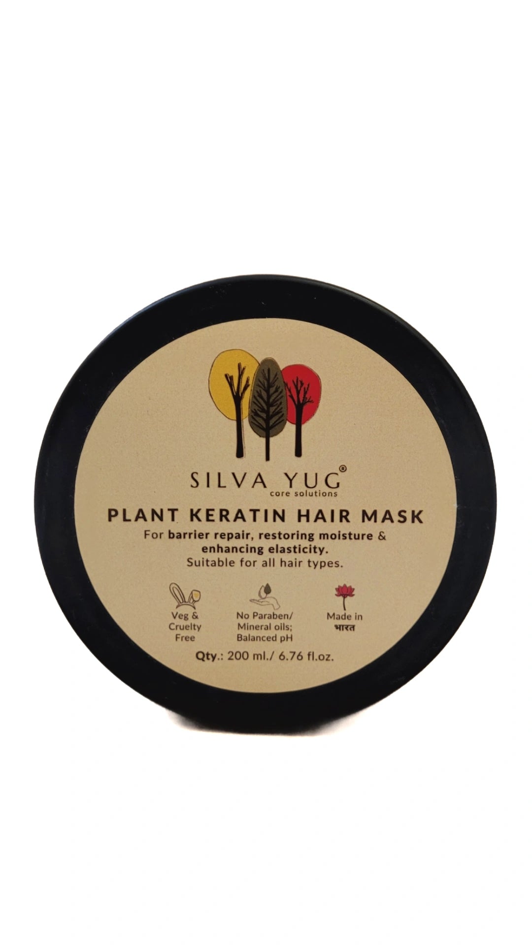 PLANT KERATIN HAIR MASK | 200 ml. | For repairing damaged hair, restoring moisture, smoothness and shine