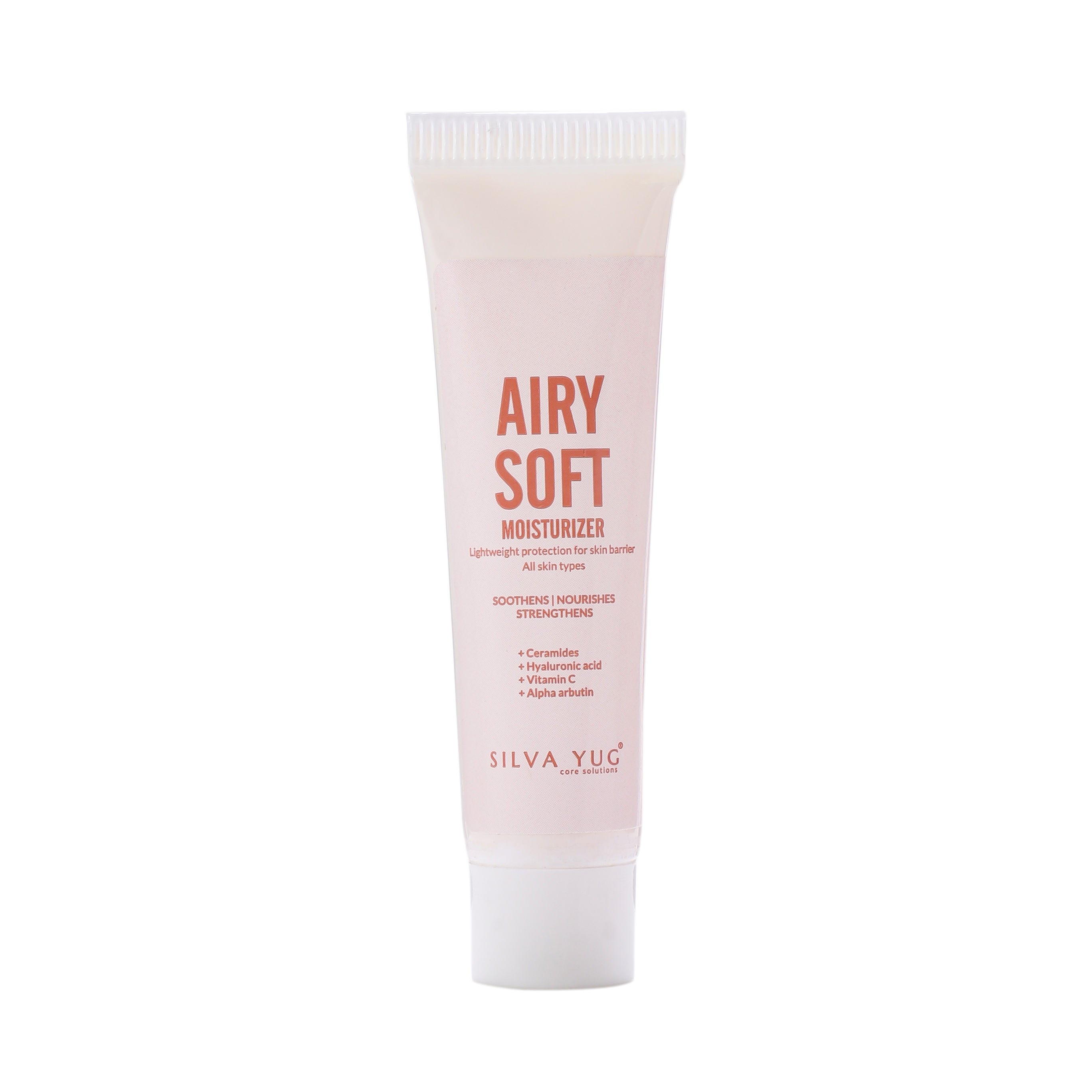 Airy Soft Moisturizer | 5ml | Absorption under 5 seconds | Multi-Vitamins for glowing skin | Ultra Light weight, Non-sticky | Ceramides, Hyaluronic acid, Vitamin C, Alpha Arbutin | For Men &amp; Women