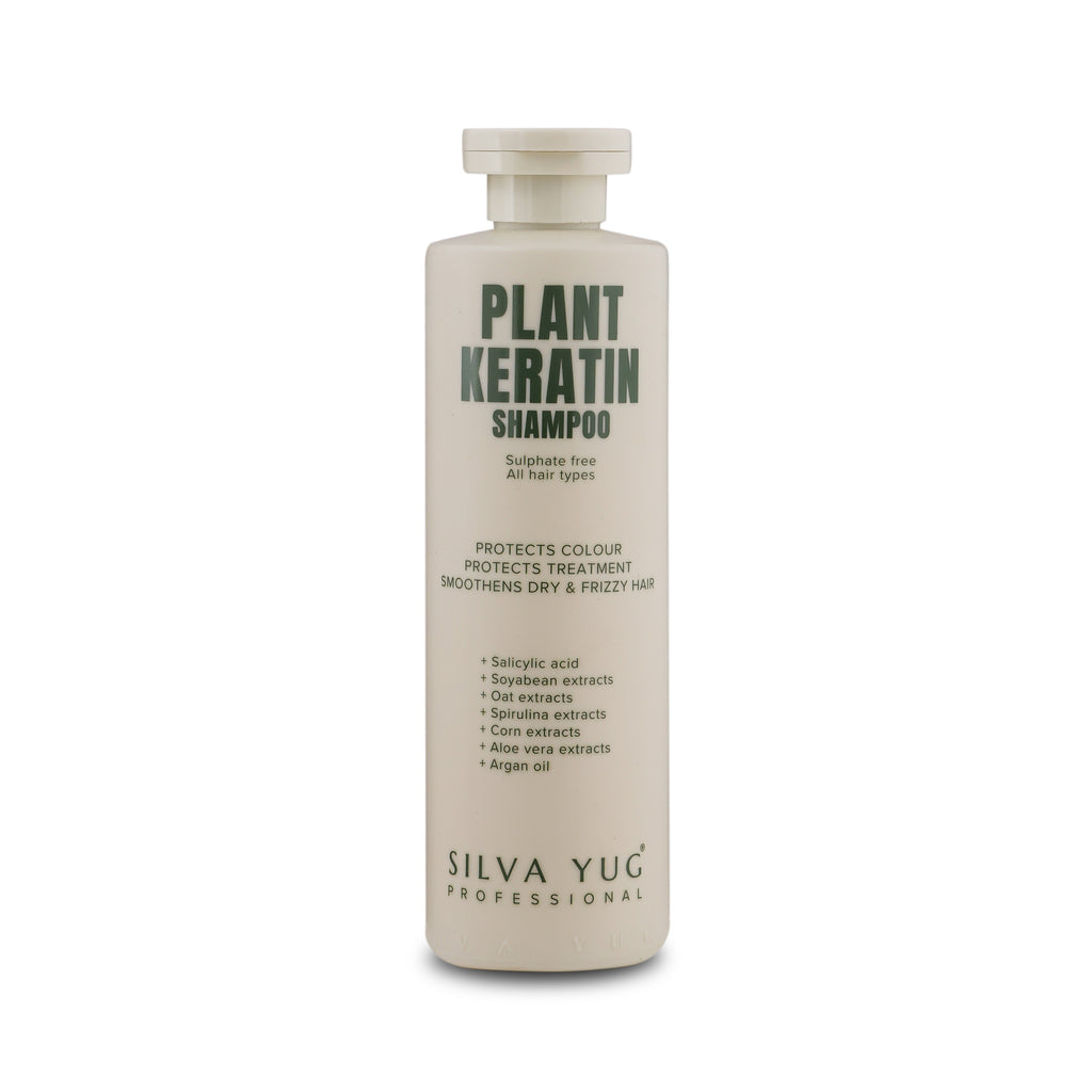 PLANT KERATIN SHAMPOO | 325 ml. | Sulphate Free, for hair WITH ANY chemical treatment / colour | Cleans and nourishes the scalp, giving soft and frizz-free hair