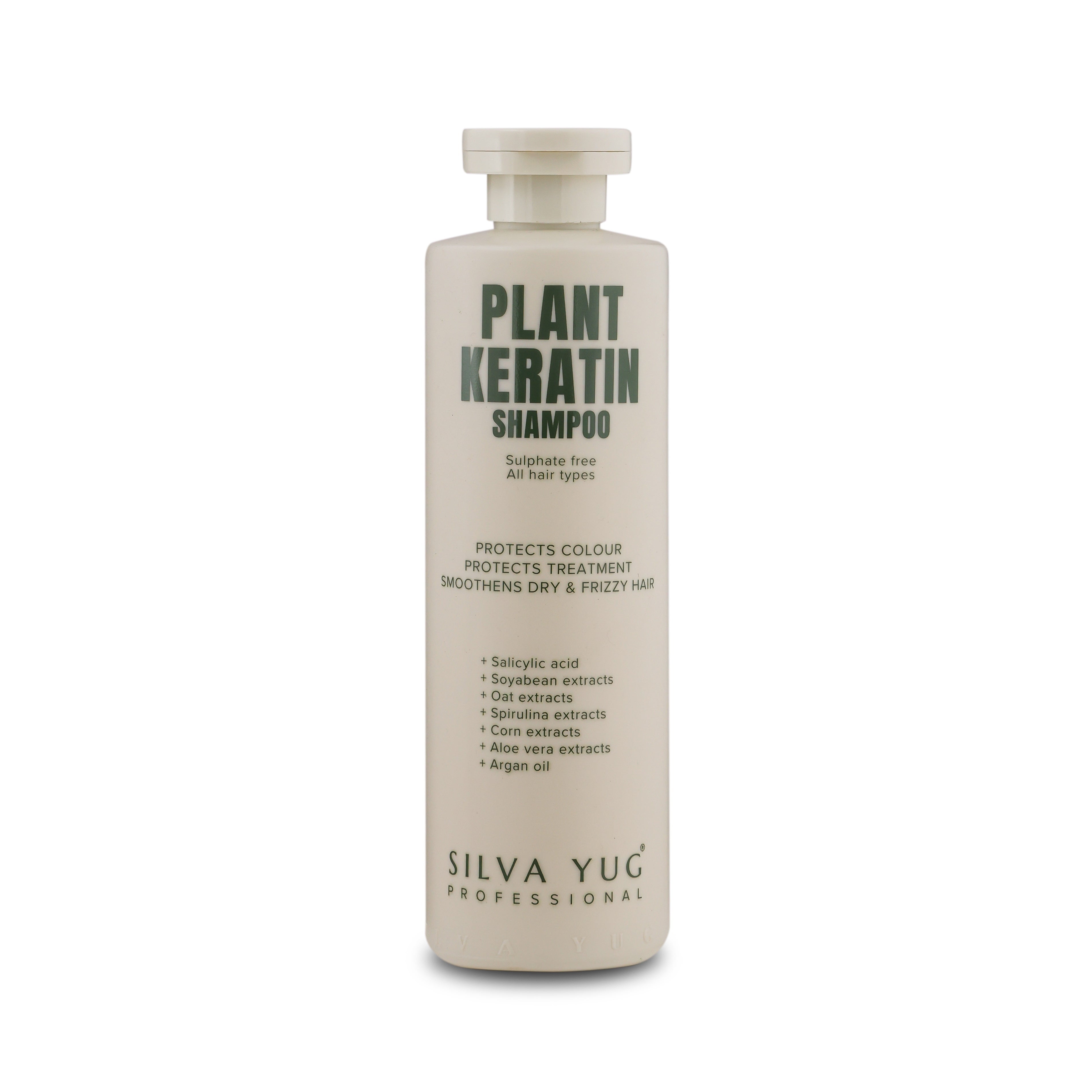 PLANT KERATIN SHAMPOO | 325 ml. | Sulphate Free, for hair WITH ANY chemical treatment / colour | Cleans and nourishes the scalp, giving soft and frizz-free hair
