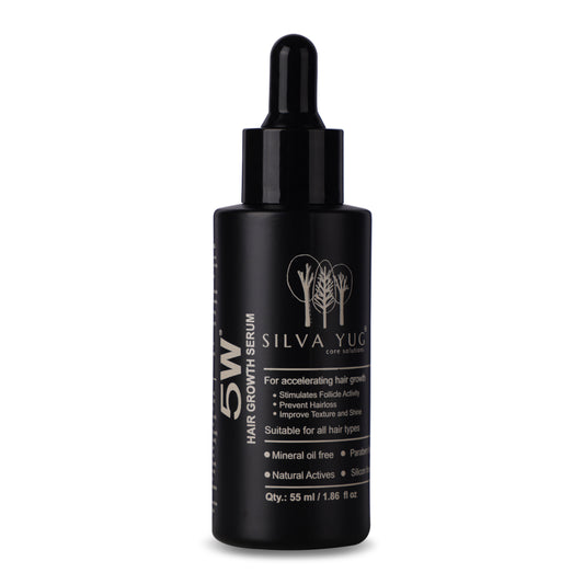 5W HAIR GROWTH SERUM | 55 ml. |  Initial results in 5 Weeks  | Hair volume booster