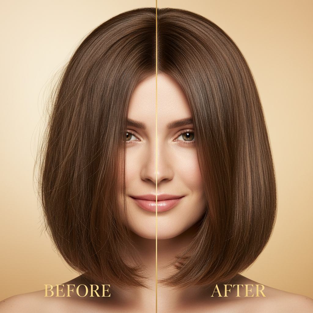 VANILLA GLOSS HAIR SERUM | 55 ml. | Protects hair from sun damage and restores shine and moisture