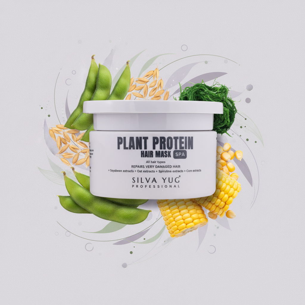 PLANT PROTEIN HAIR MASK | 325 ml. | For repairing damaged hair, restoring moisture, smoothness and shine