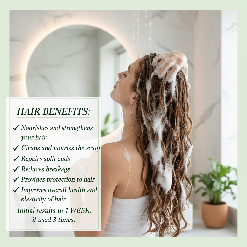 PLANT KERATIN SHAMPOO | 325 ml. | Sulphate Free, for hair WITH ANY chemical treatment / colour | Cleans and nourishes the scalp, giving soft and frizz-free hair