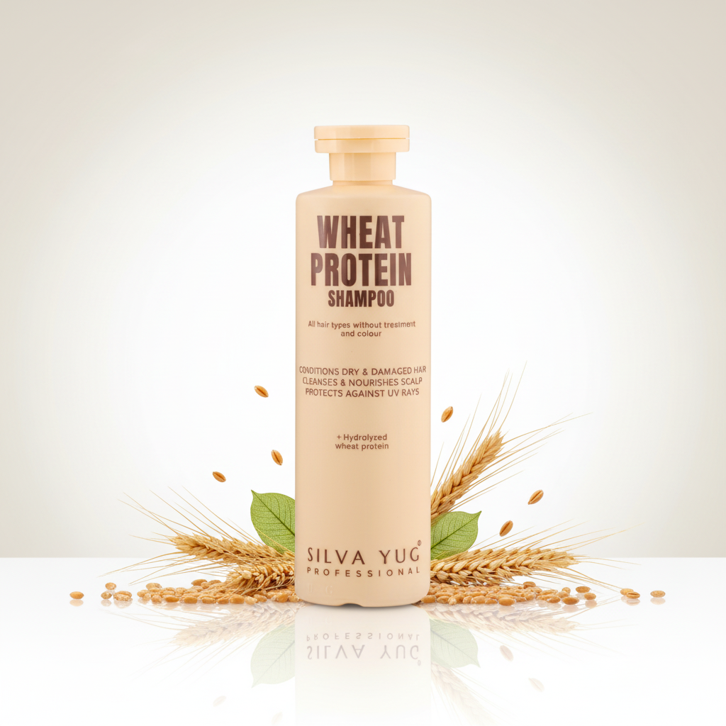 WHEAT PROTEIN SHAMPOO | 325 ml. | For hair WITH NO chemical treatment / colour | Cleans and nourishes the scalp, giving soft and frizz-free hair